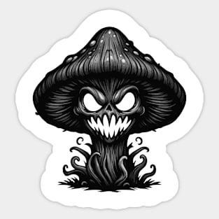 Evil Laughing Shroom Sticker